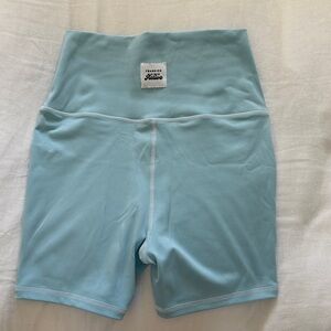Frankie's Bikinis Light Blue Bike Shorts